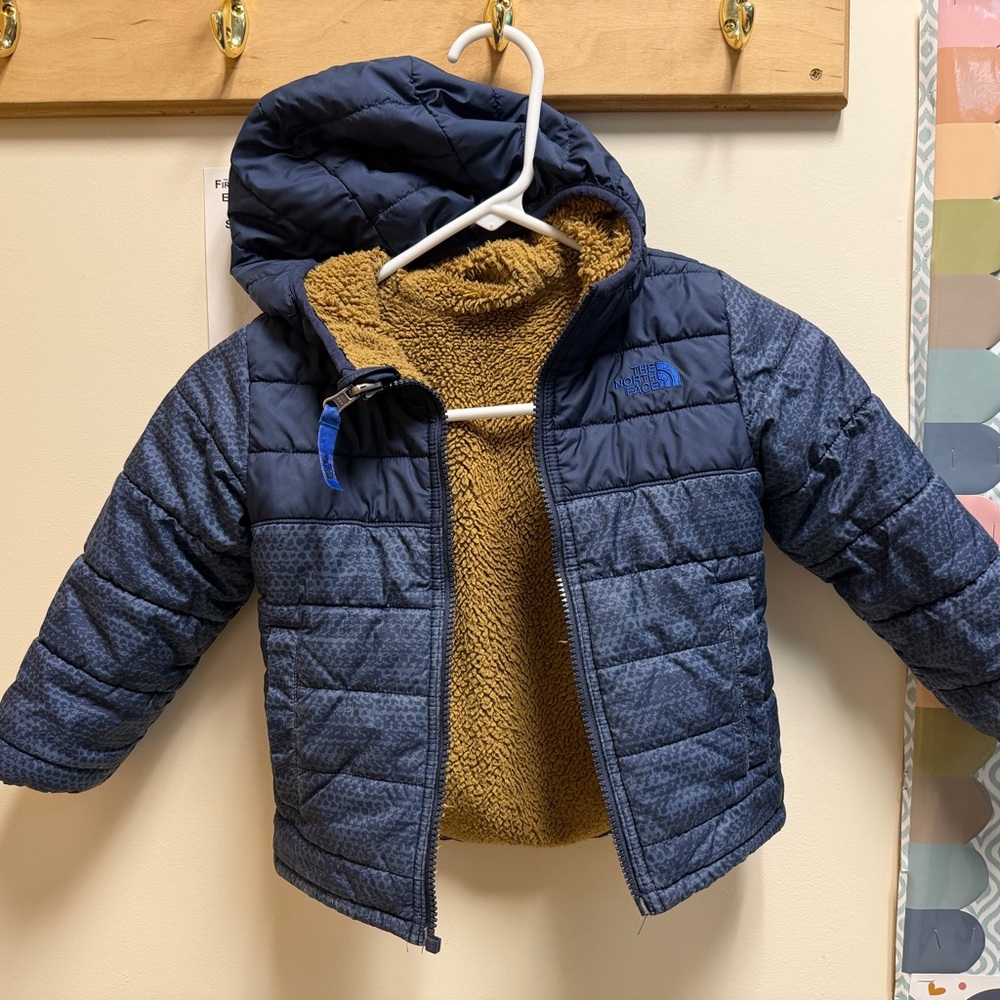 The North Face Kids Puffer Jacket - Blue and Brown